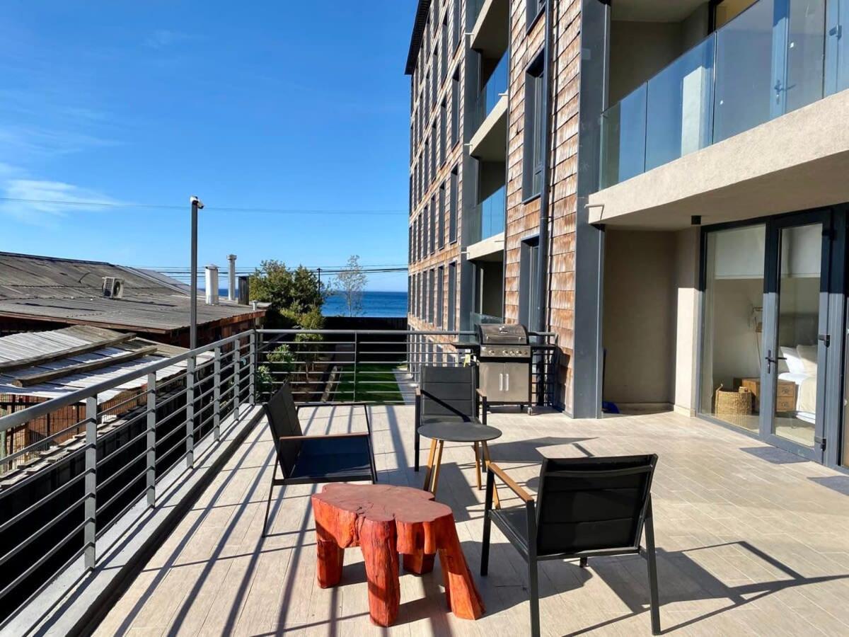 Depto 2D2B Frente A La Costanera Piscina Temperada Servicio Hom 0401 Apartment Puerto Varas Exterior photo